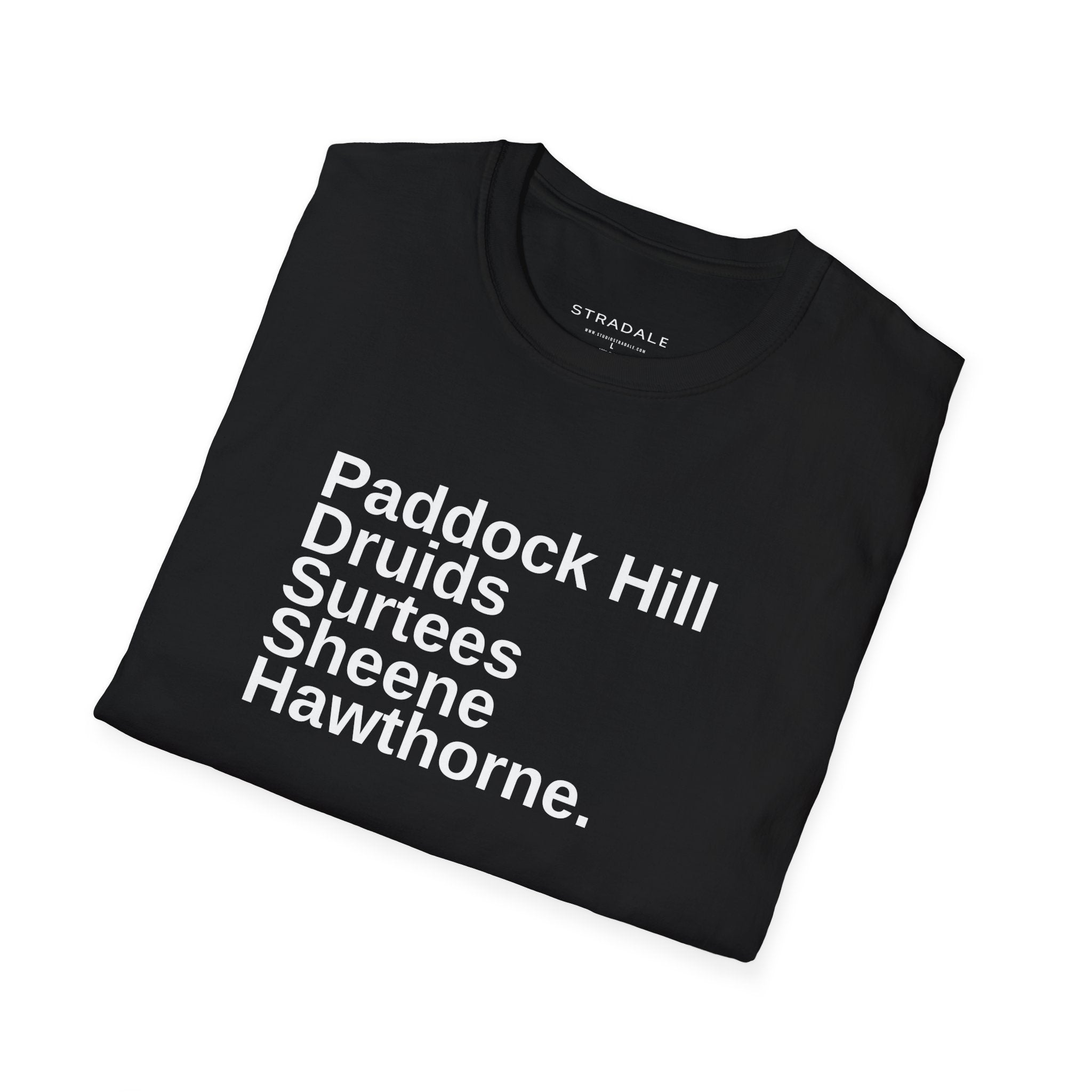 Brands Hatch Circuit Corner Names T-Shirt