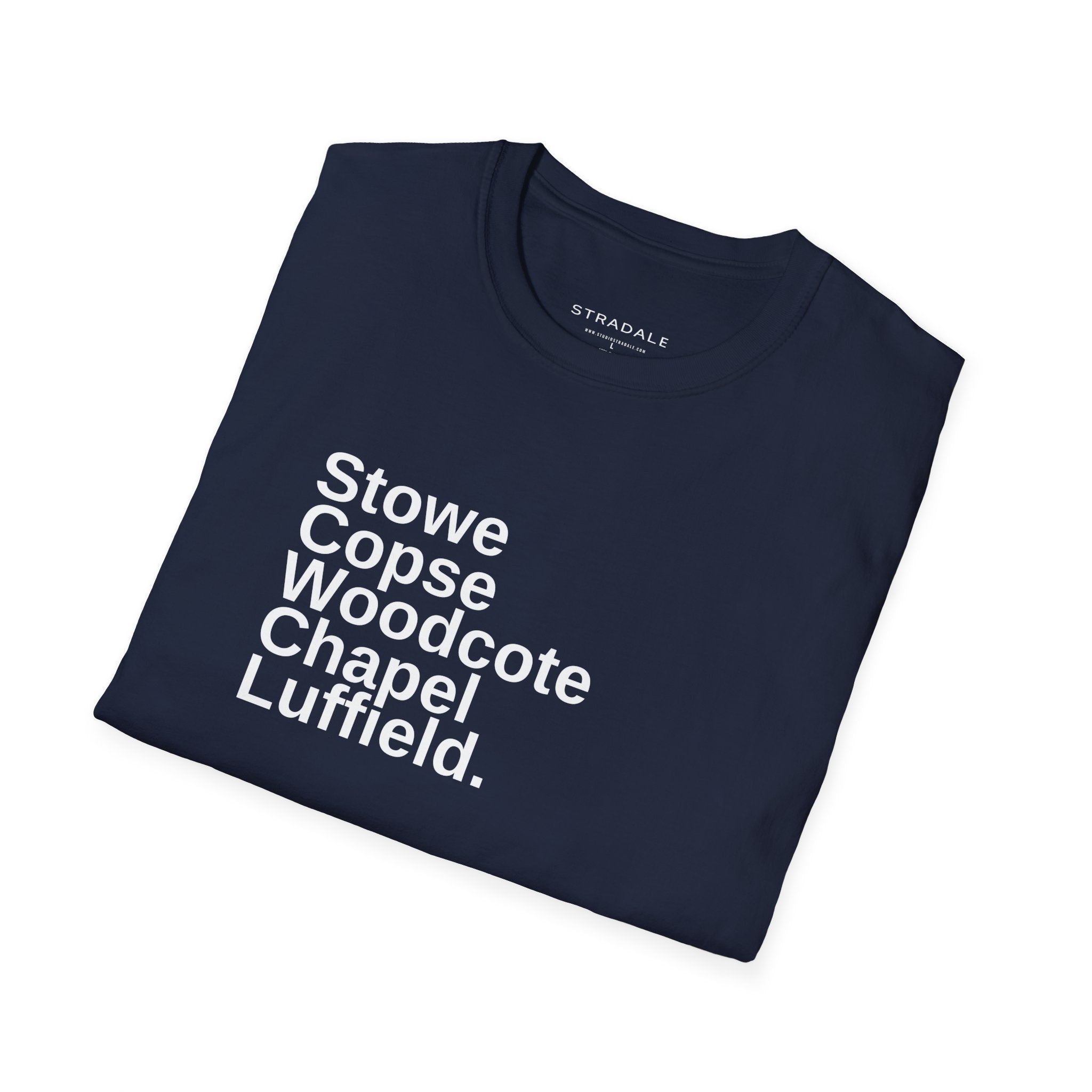Silverstone Race Circuit Corner Names T-Shirt
