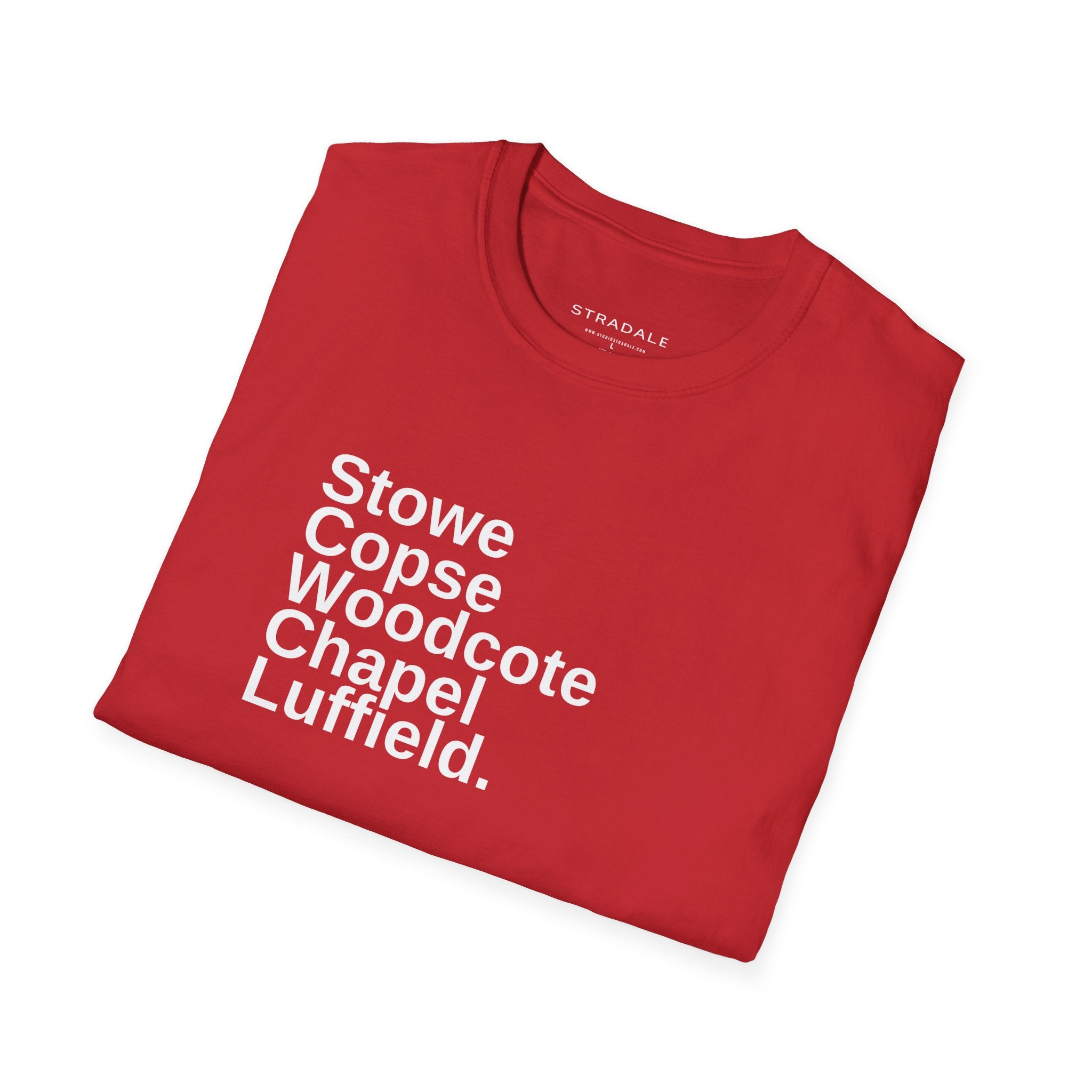 Silverstone Race Circuit Corner Names T-Shirt