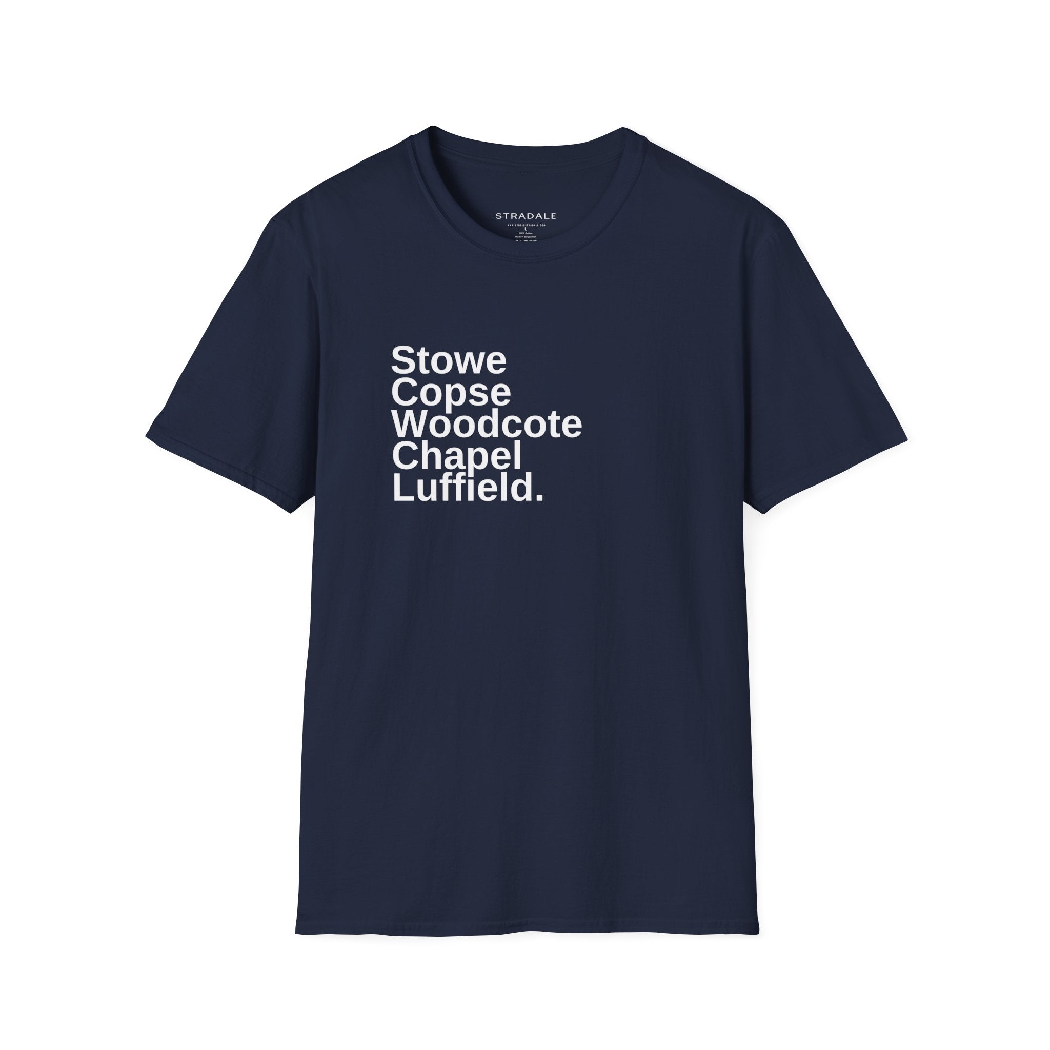 Silverstone Race Circuit Corner Names T-Shirt