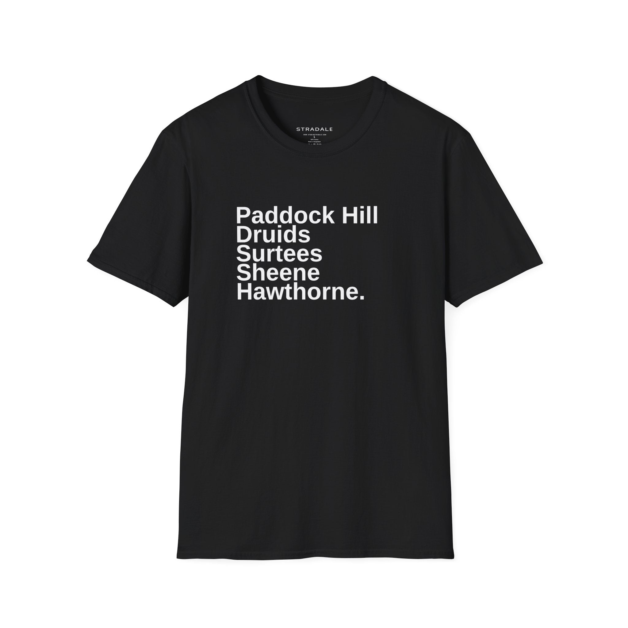 Brands Hatch Circuit Corner Names T-Shirt
