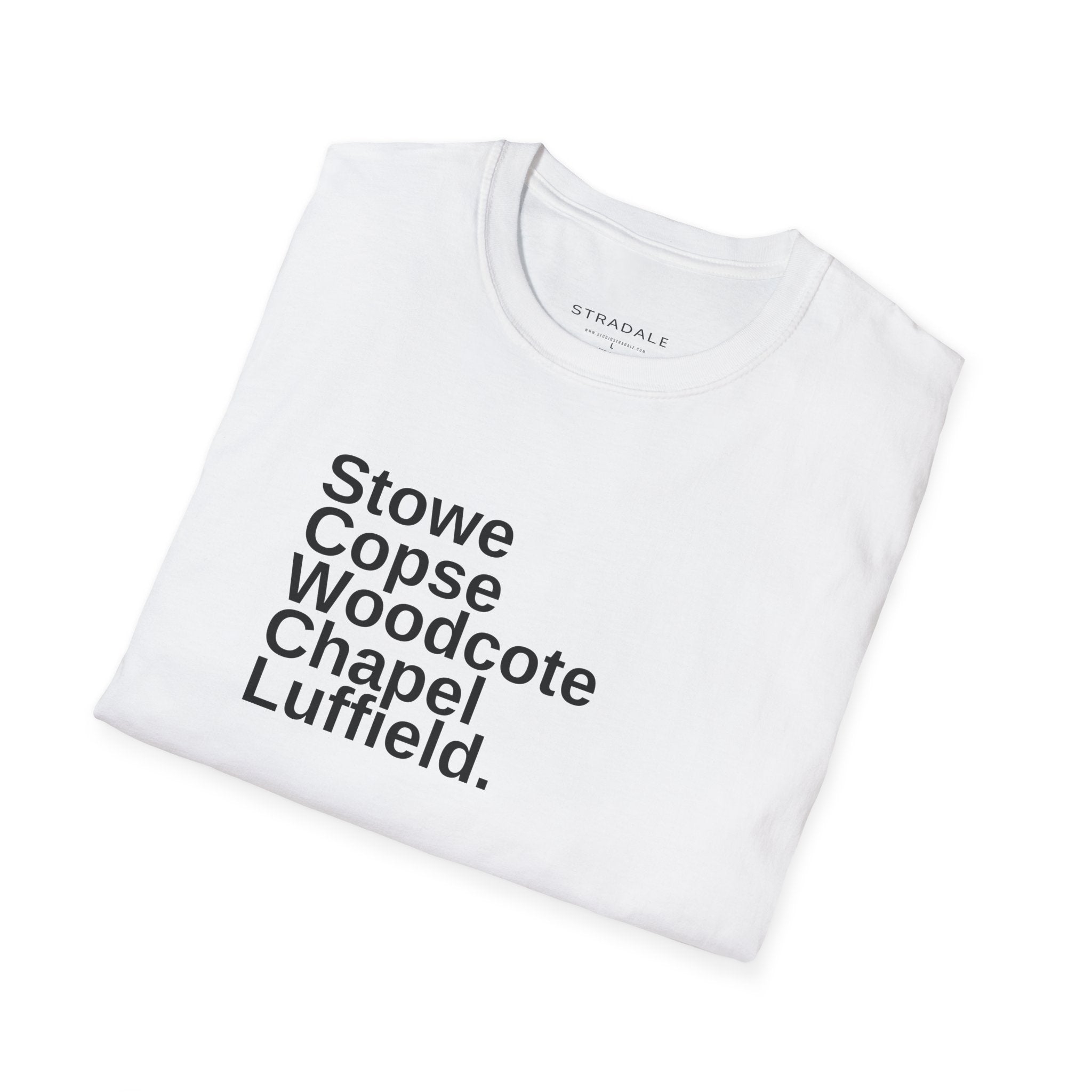 Silverstone Race Circuit Corner Names T-Shirt