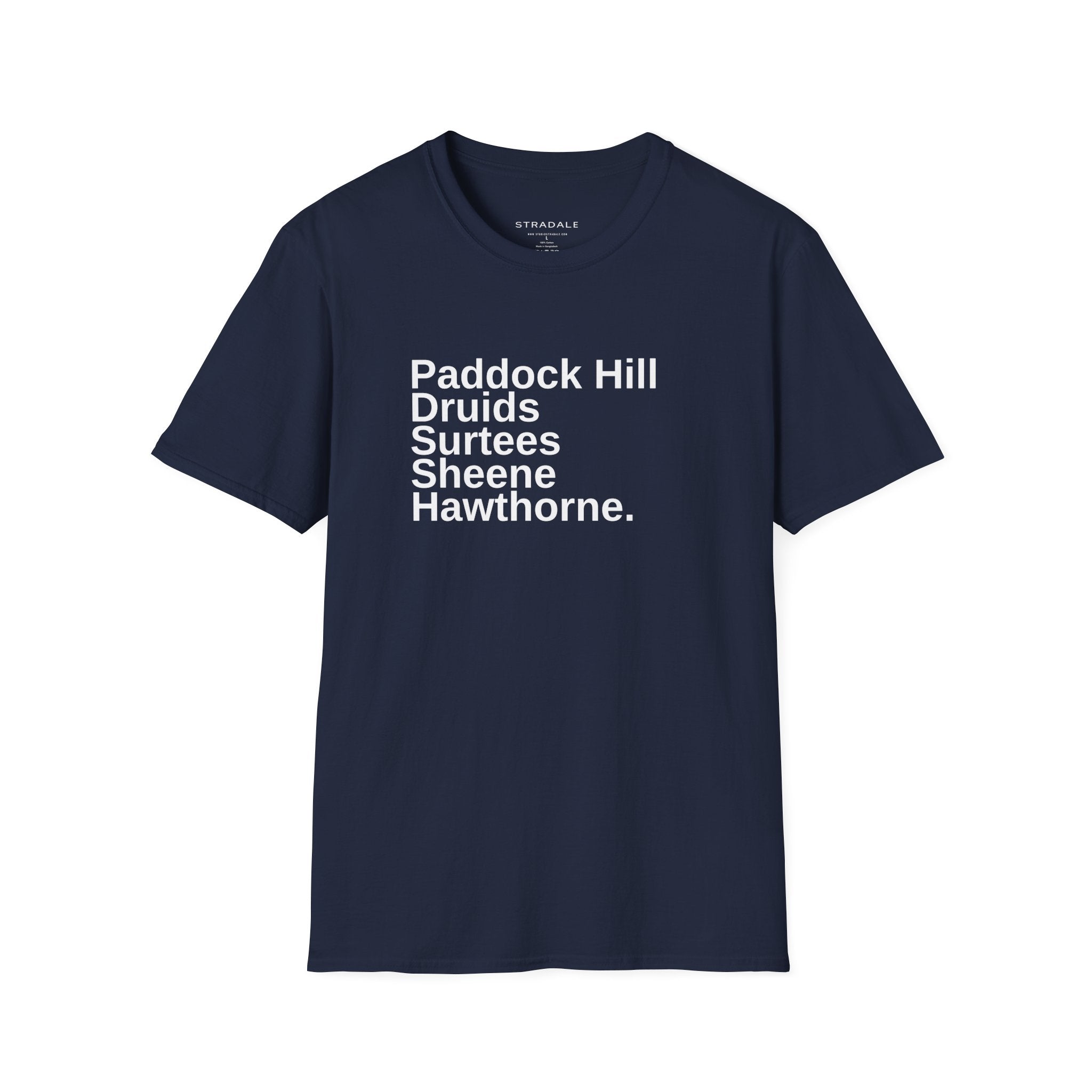 Brands Hatch Circuit Corner Names T-Shirt