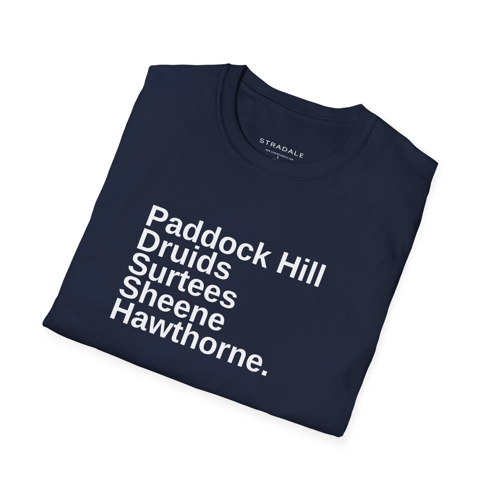 Brands Hatch Circuit Corner Names T-Shirt