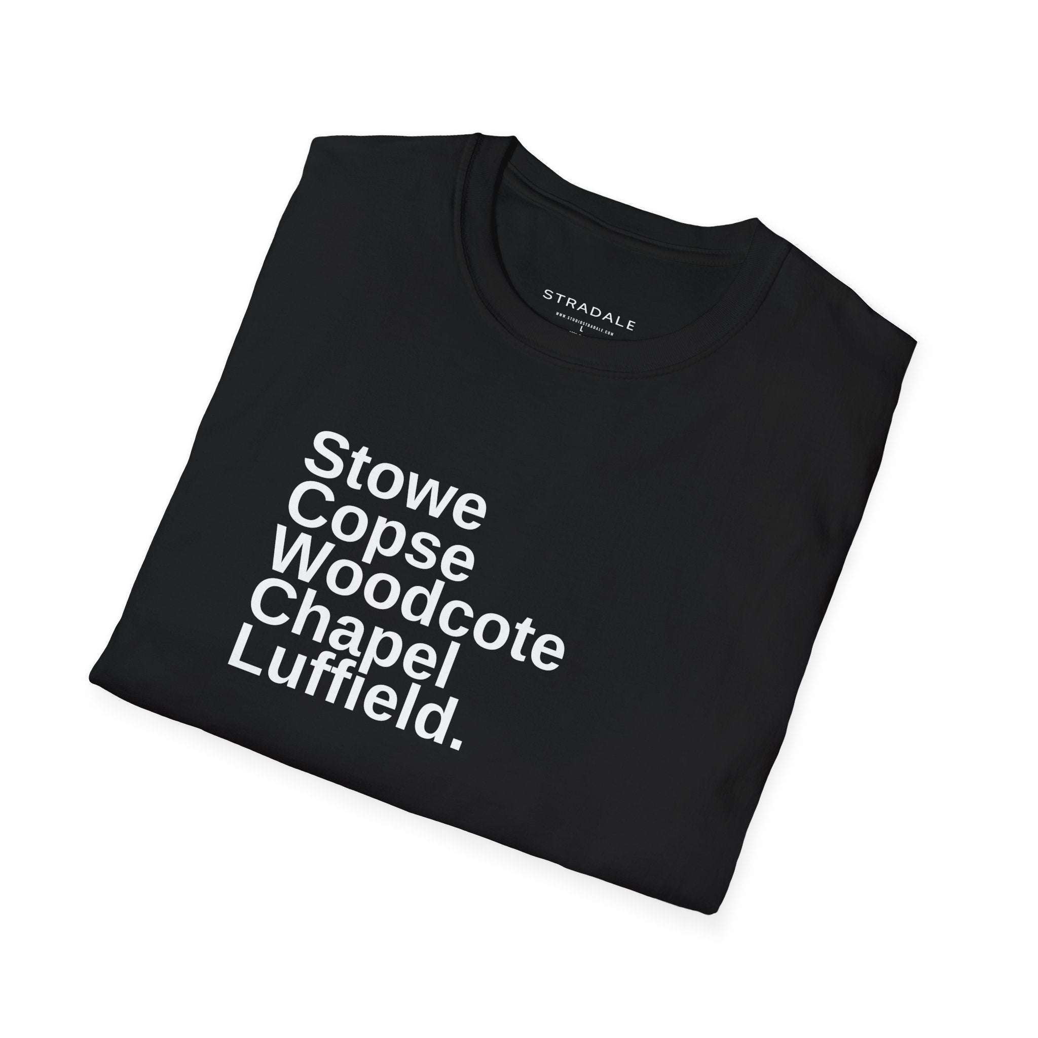 Silverstone Race Circuit Corner Names T-Shirt