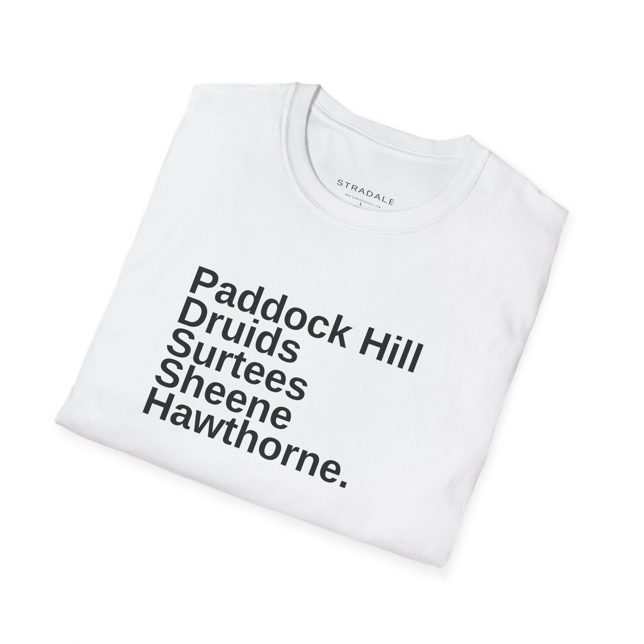 Brands Hatch Circuit Corner Names T-Shirt