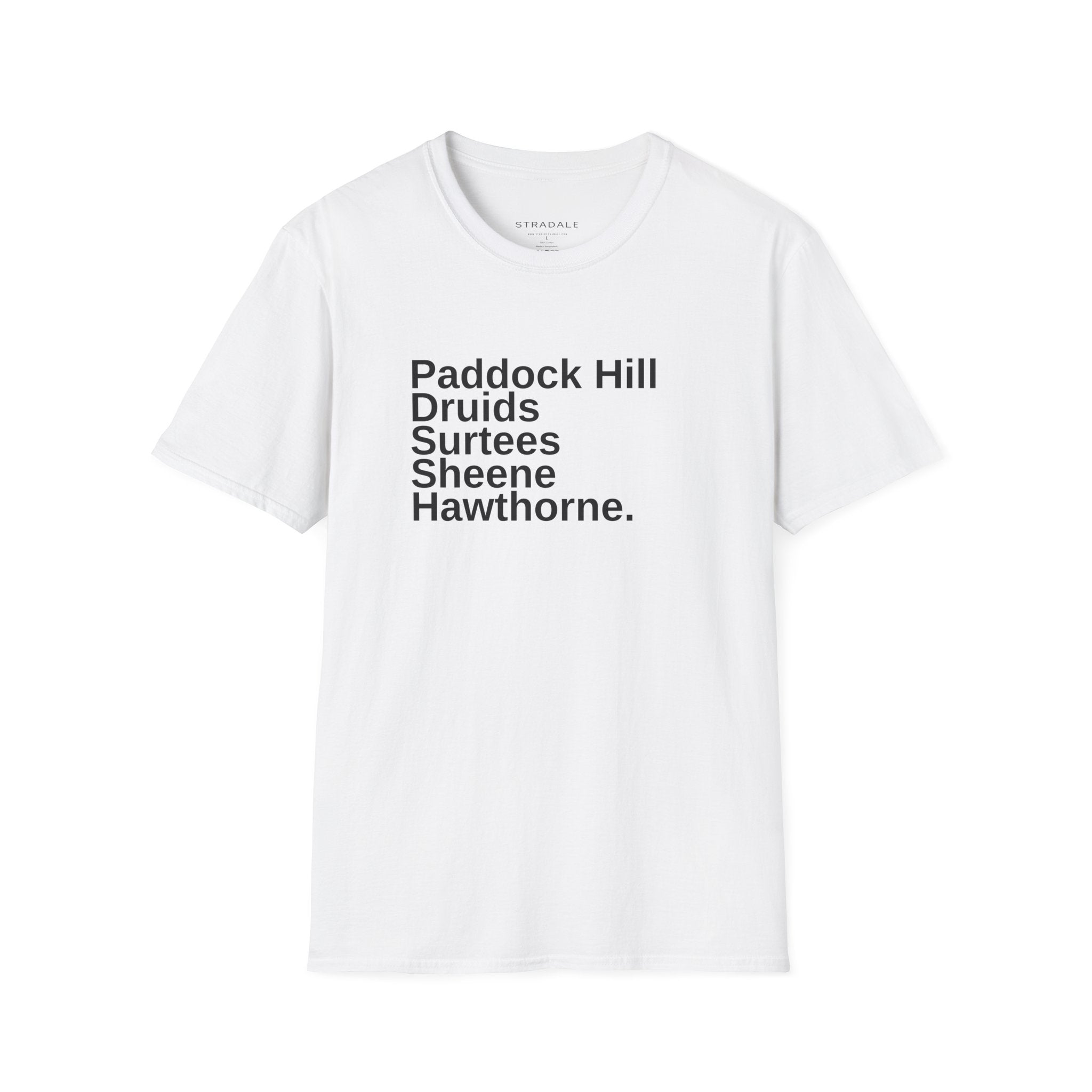 Brands Hatch Circuit Corner Names T-Shirt